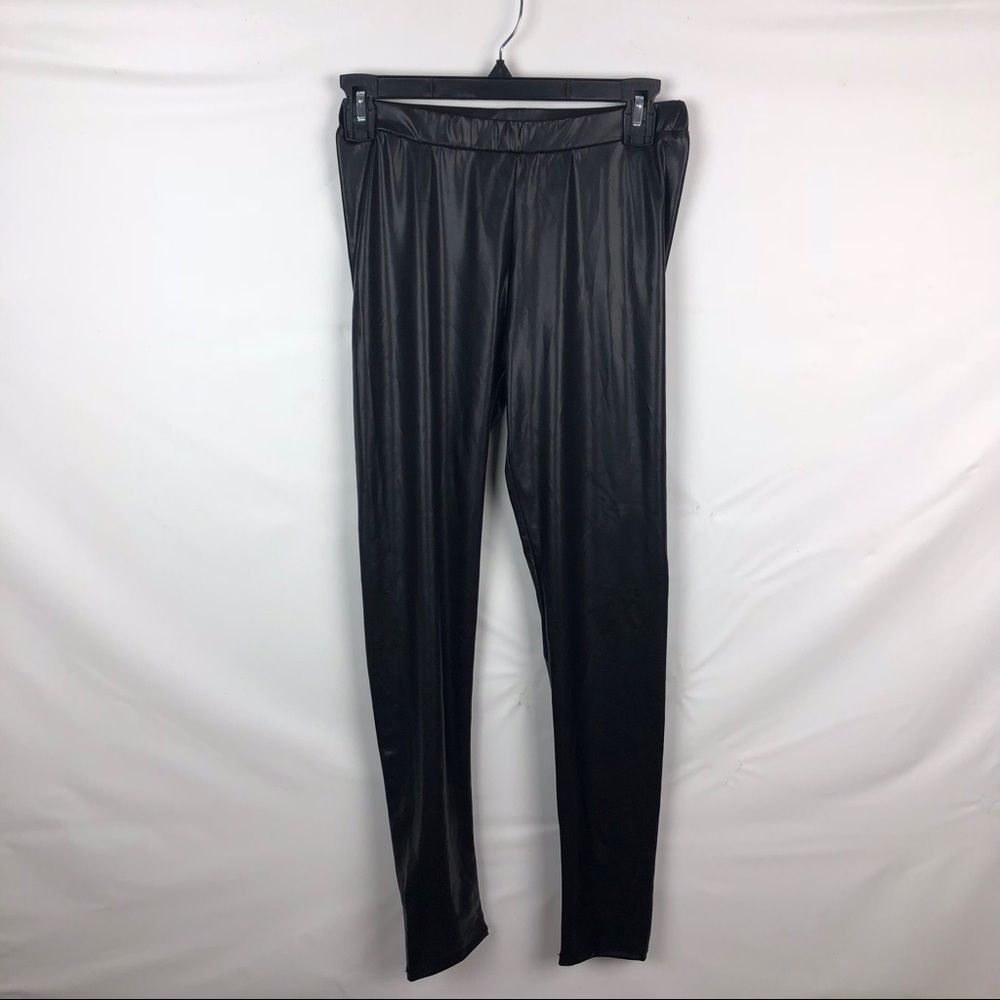 Material Girl Juniors’ Black Leggings Size L